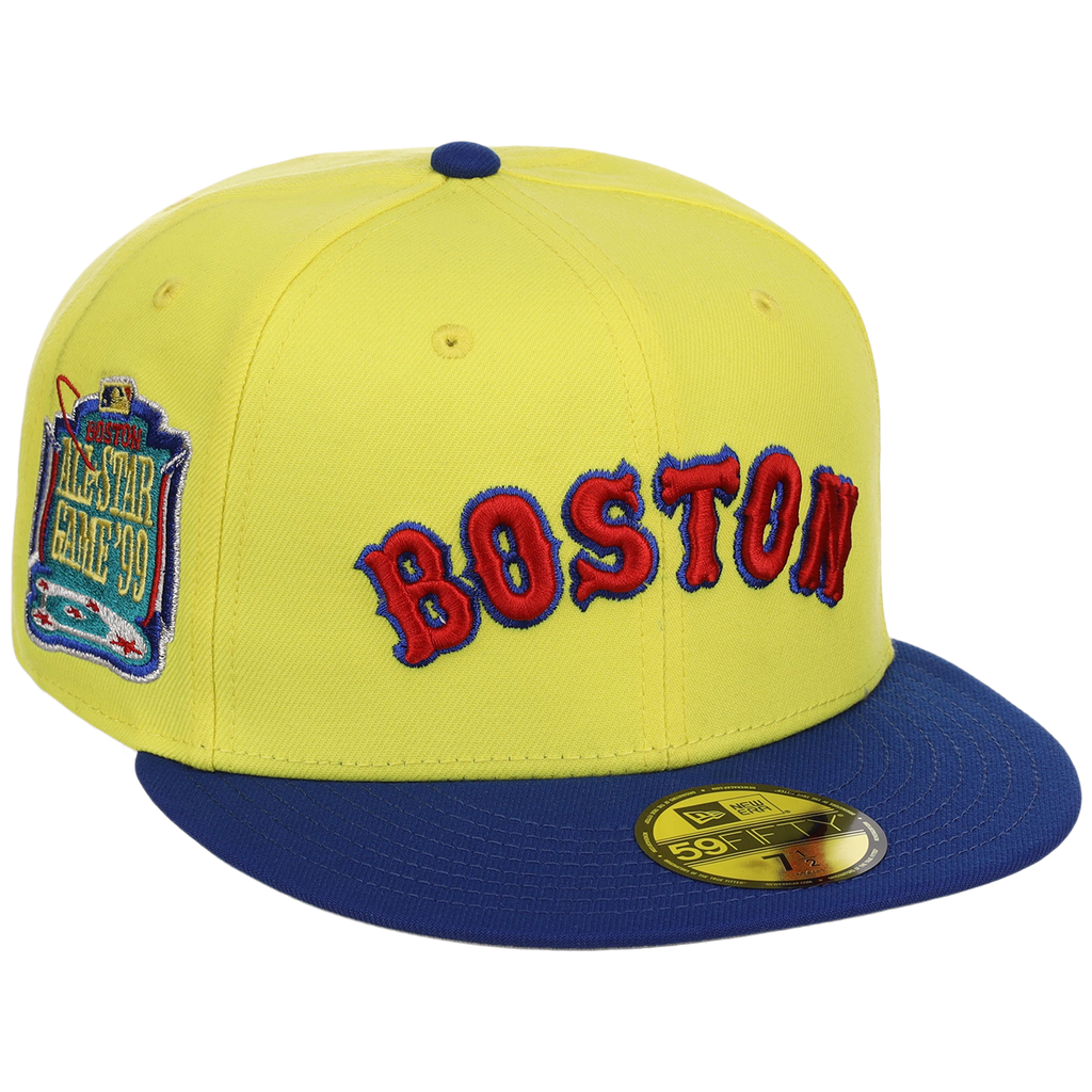 Boston Red Sox Iron Czar New Era 59FIFTY (Yellow/Blue)