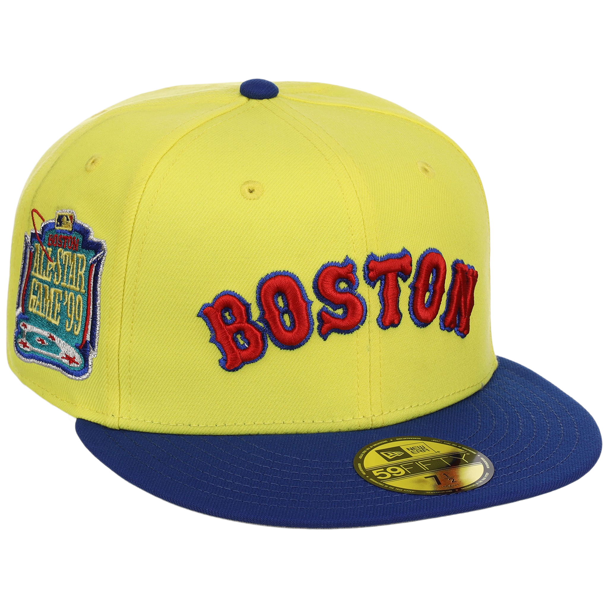 Boston Red Sox Iron Czar New Era 59FIFTY (Yellow/Blue)