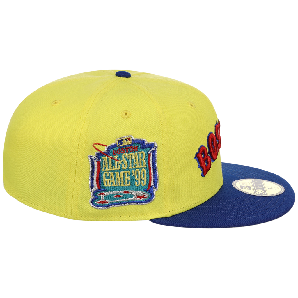 Boston Red Sox Iron Czar New Era 59FIFTY (Yellow/Blue)