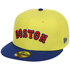 Boston Red Sox Iron Czar New Era 59FIFTY (Yellow/Blue)