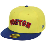 Boston Red Sox Iron Czar New Era 59FIFTY (Yellow/Blue)
