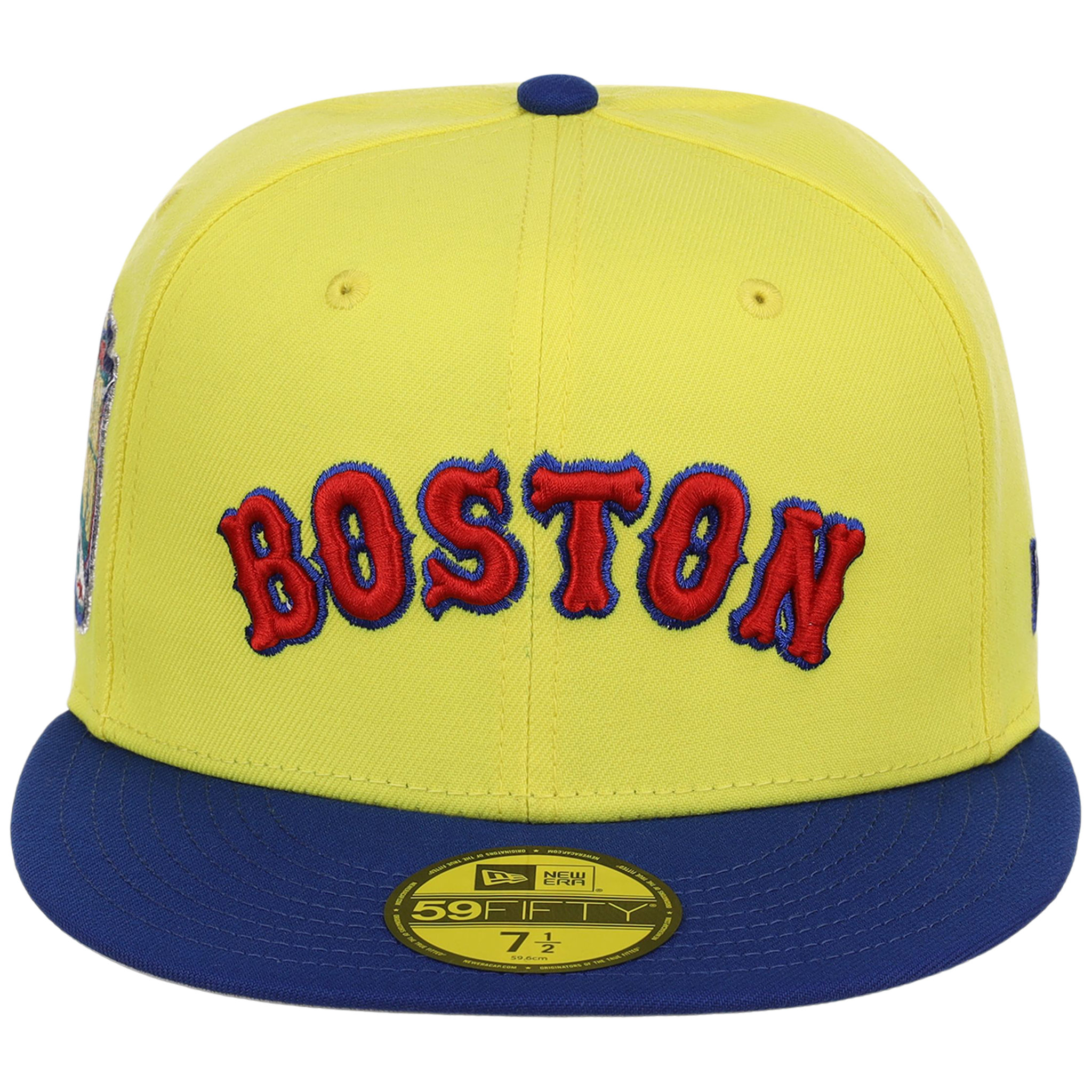 Boston Red Sox Iron Czar New Era 59FIFTY (Yellow/Blue)