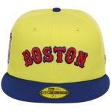 Boston Red Sox Iron Czar New Era 59FIFTY (Yellow/Blue)