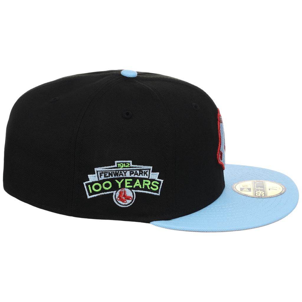 Boston Red Sox Iron Czar New Era 59FIFTY (Black/Sky Blue)