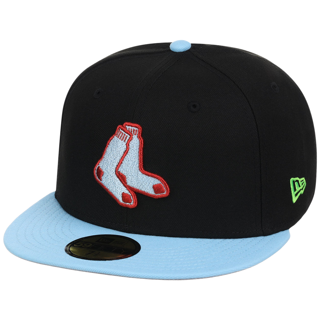 Boston Red Sox Iron Czar New Era 59FIFTY (Black/Sky Blue)