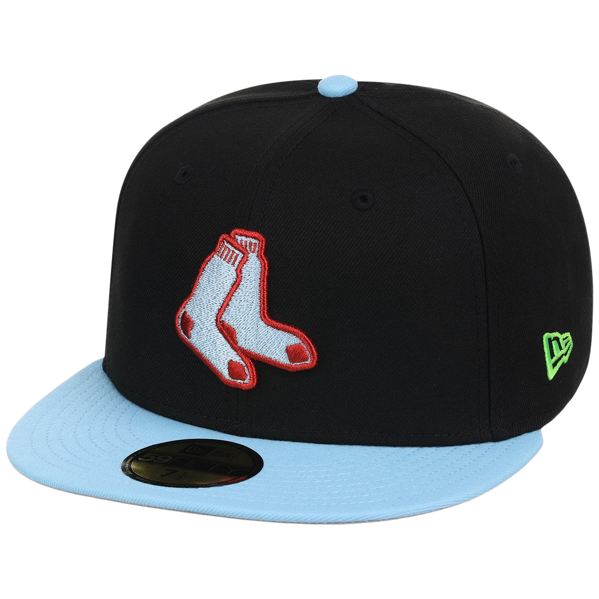 Boston Red Sox Iron Czar New Era 59FIFTY (Black/Sky Blue)