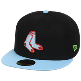 Boston Red Sox Iron Czar New Era 59FIFTY (Black/Sky Blue)