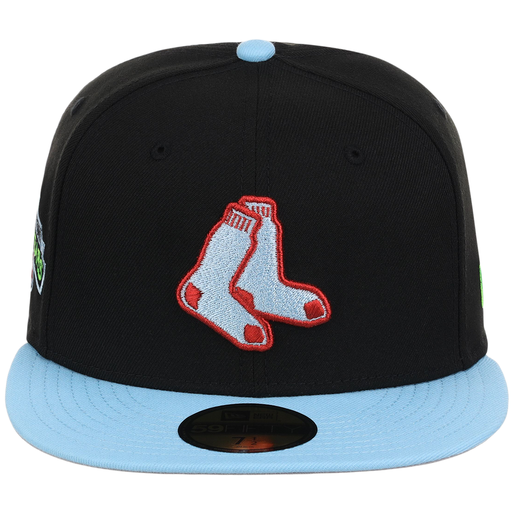 Boston Red Sox Iron Czar New Era 59FIFTY (Black/Sky Blue)