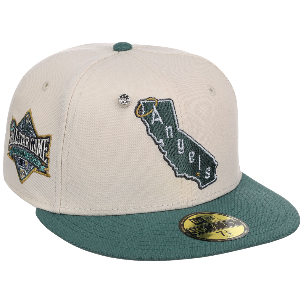 Anaheim Angels MLB Cream Lichen New Era 59FIFTY