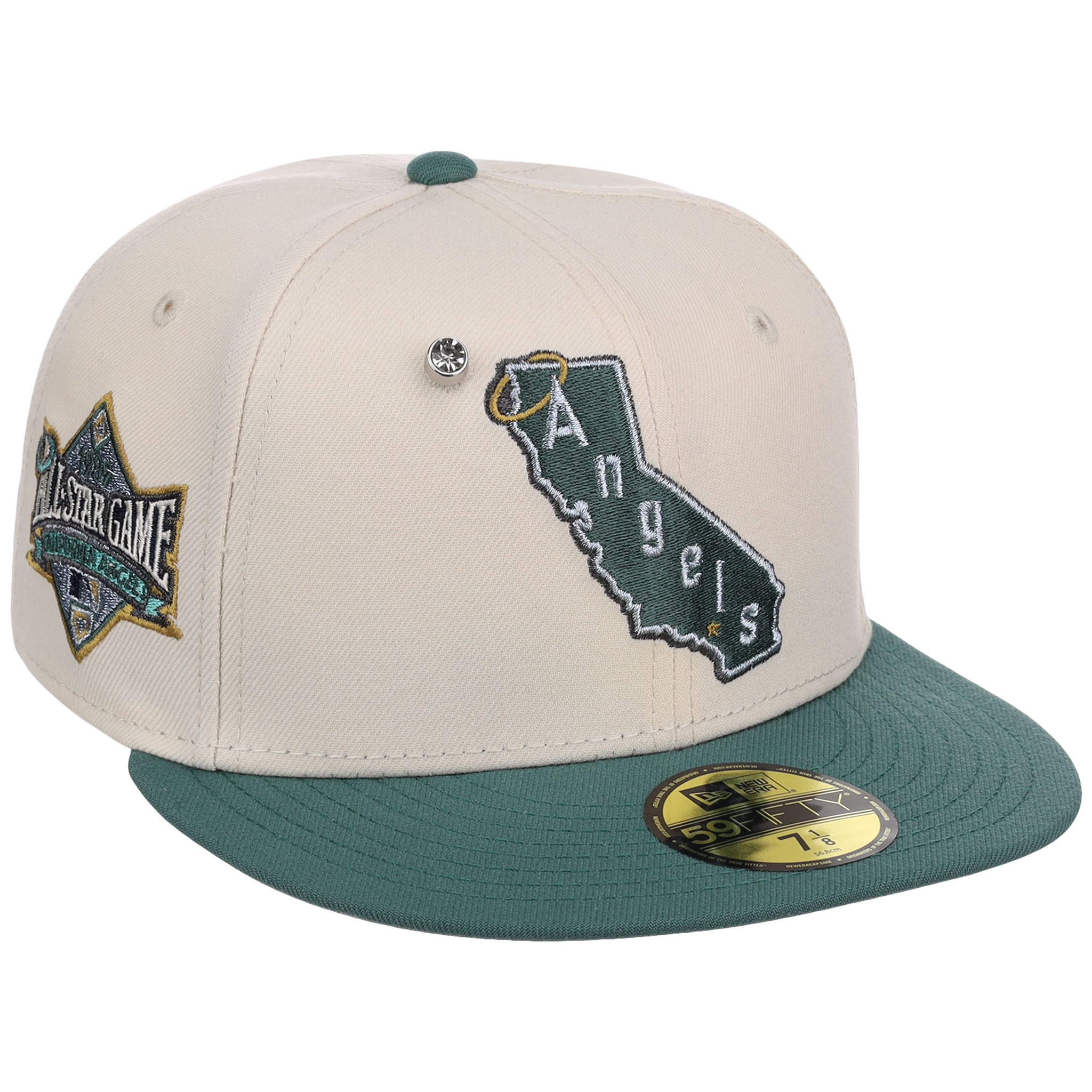 Anaheim Angels MLB Cream Lichen New Era 59FIFTY