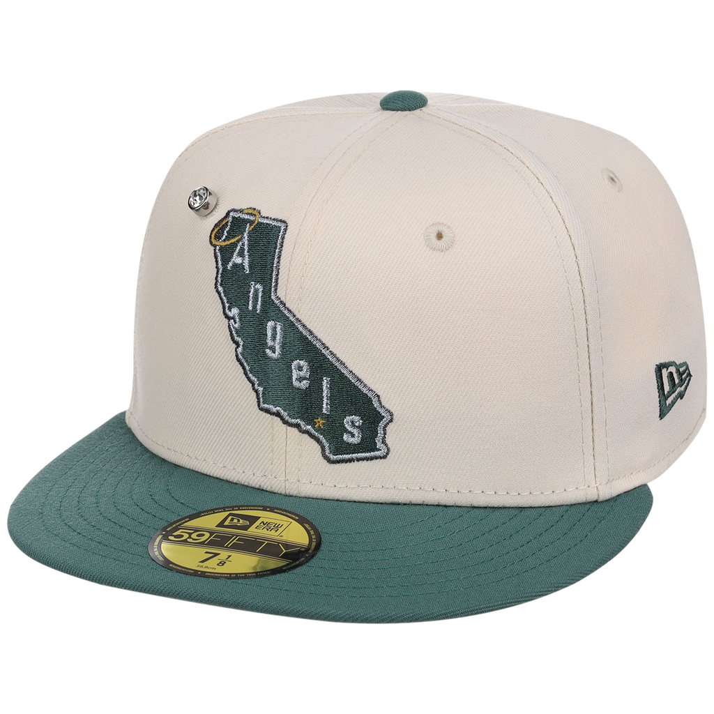 Anaheim Angels MLB Cream Lichen New Era 59FIFTY
