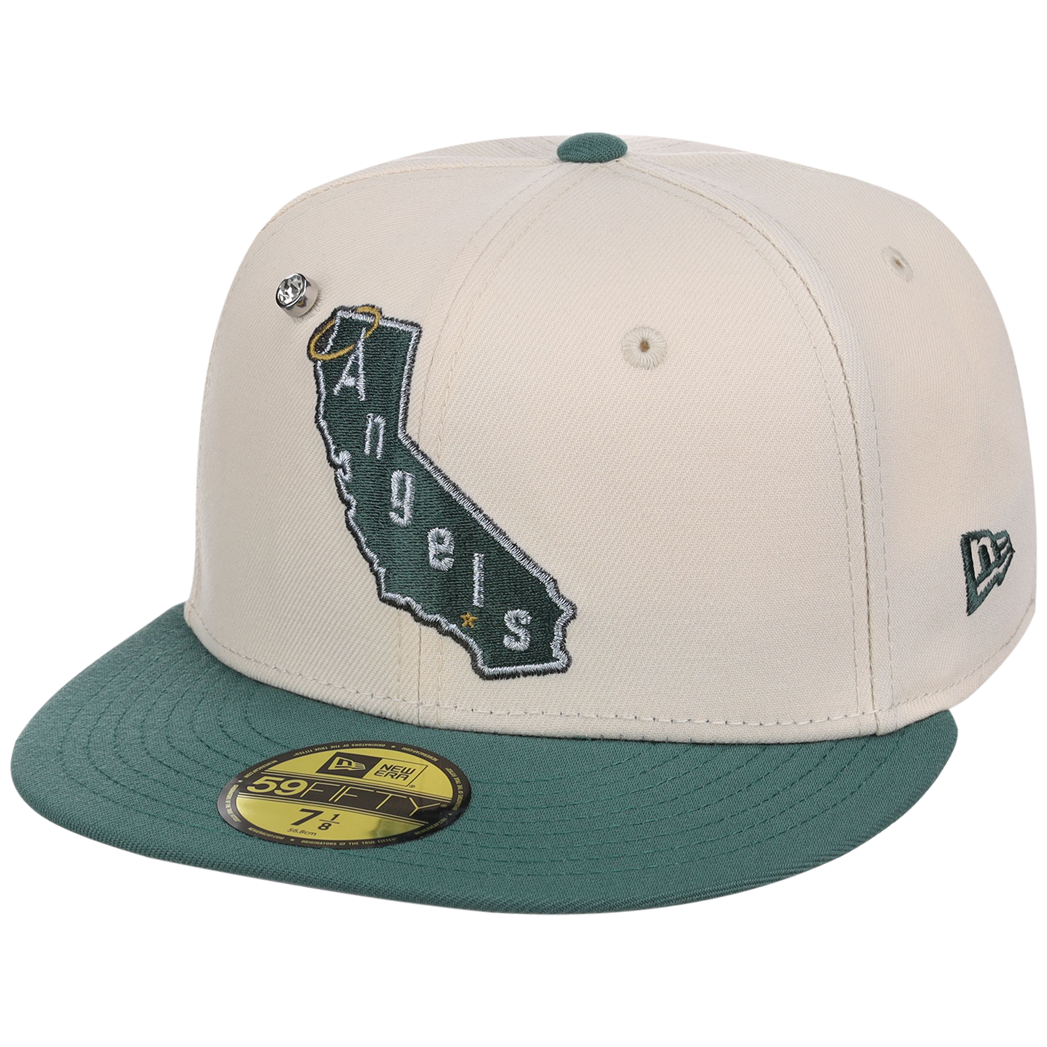 Anaheim Angels MLB Cream Lichen New Era 59FIFTY