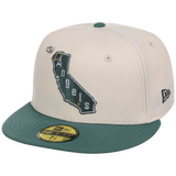 Anaheim Angels MLB Cream Lichen New Era 59FIFTY