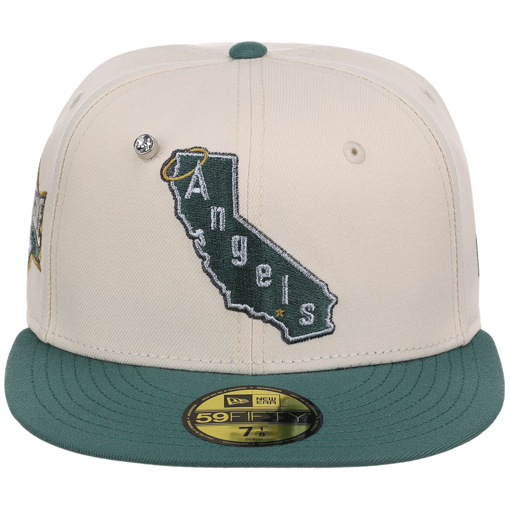 Anaheim Angels MLB Cream Lichen New Era 59FIFTY