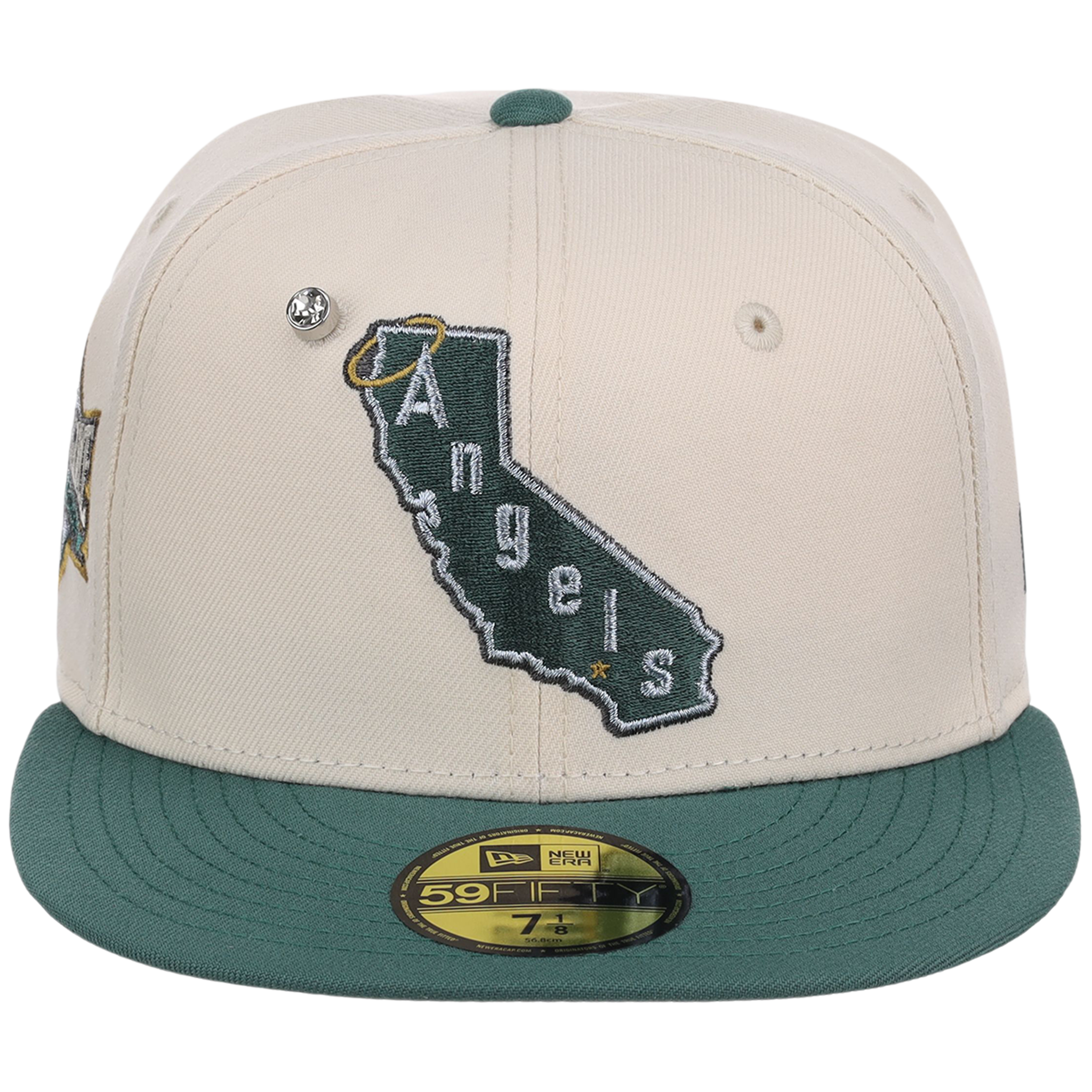 Anaheim Angels MLB Cream Lichen New Era 59FIFTY