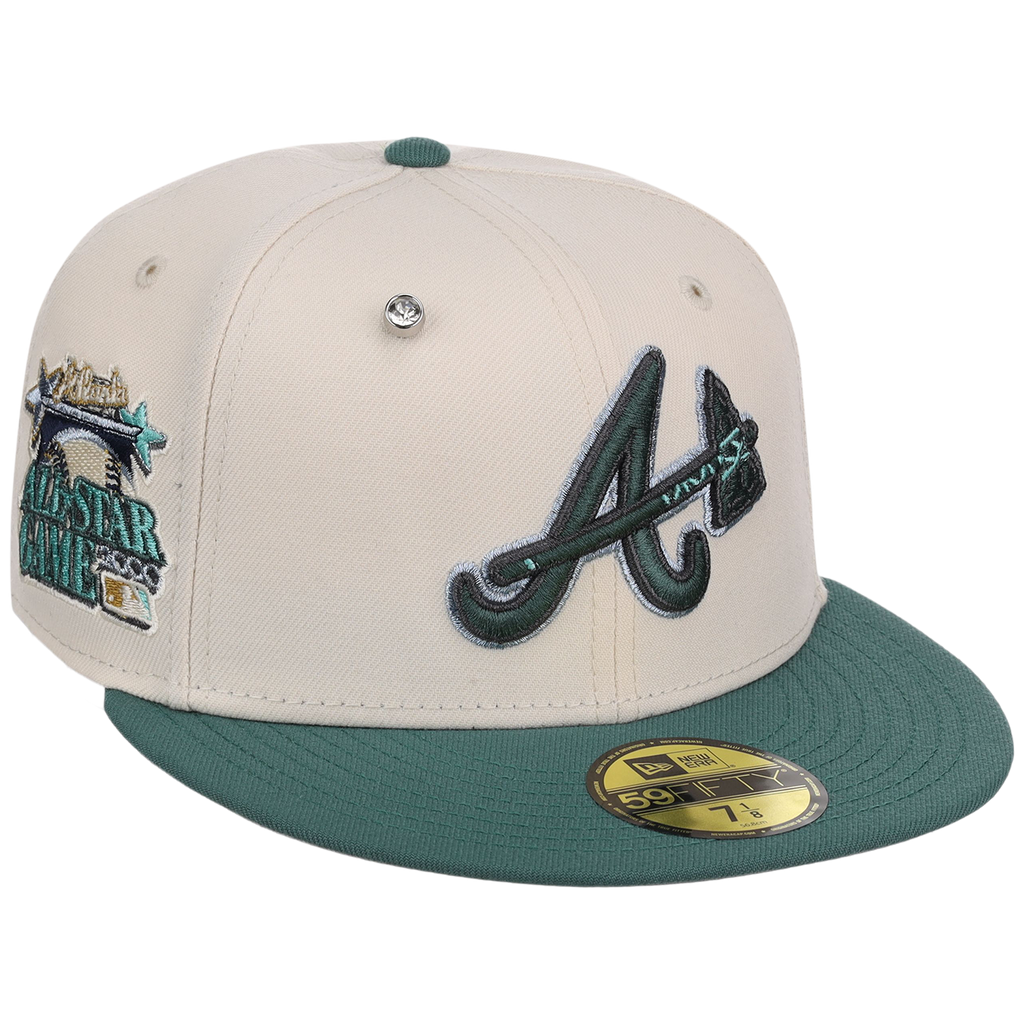 Atlanta Braves MLB Cream Lichen New Era 59FIFTY
