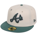 Atlanta Braves MLB Cream Lichen New Era 59FIFTY
