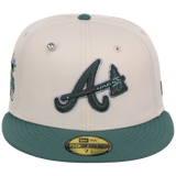 Atlanta Braves MLB Cream Lichen New Era 59FIFTY