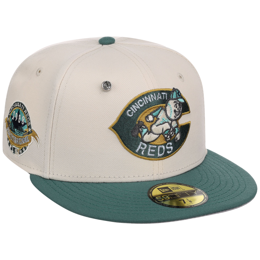 Cincinnati Reds MLB Cream Lichen New Era 59FIFTY