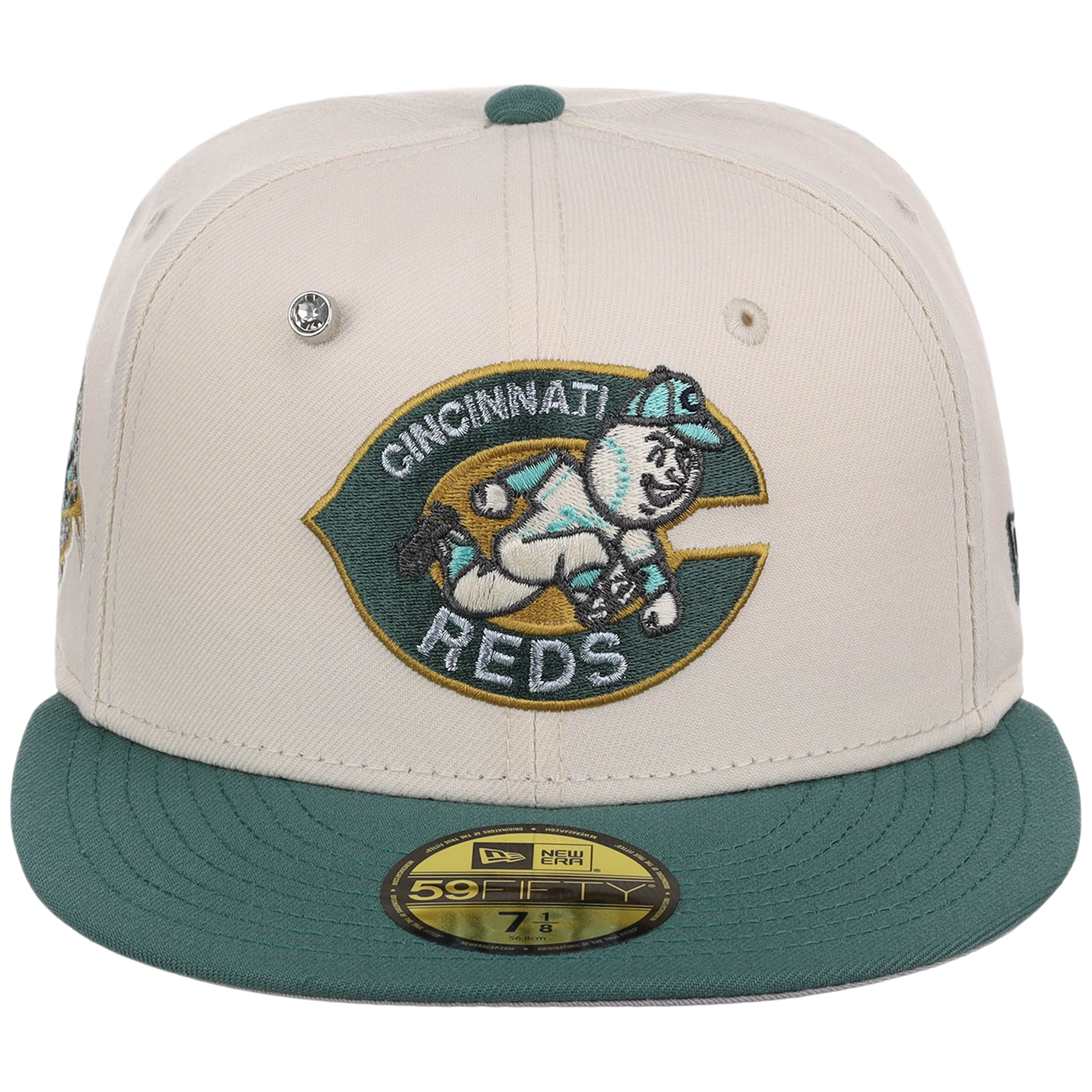 Cincinnati Reds MLB Cream Lichen New Era 59FIFTY