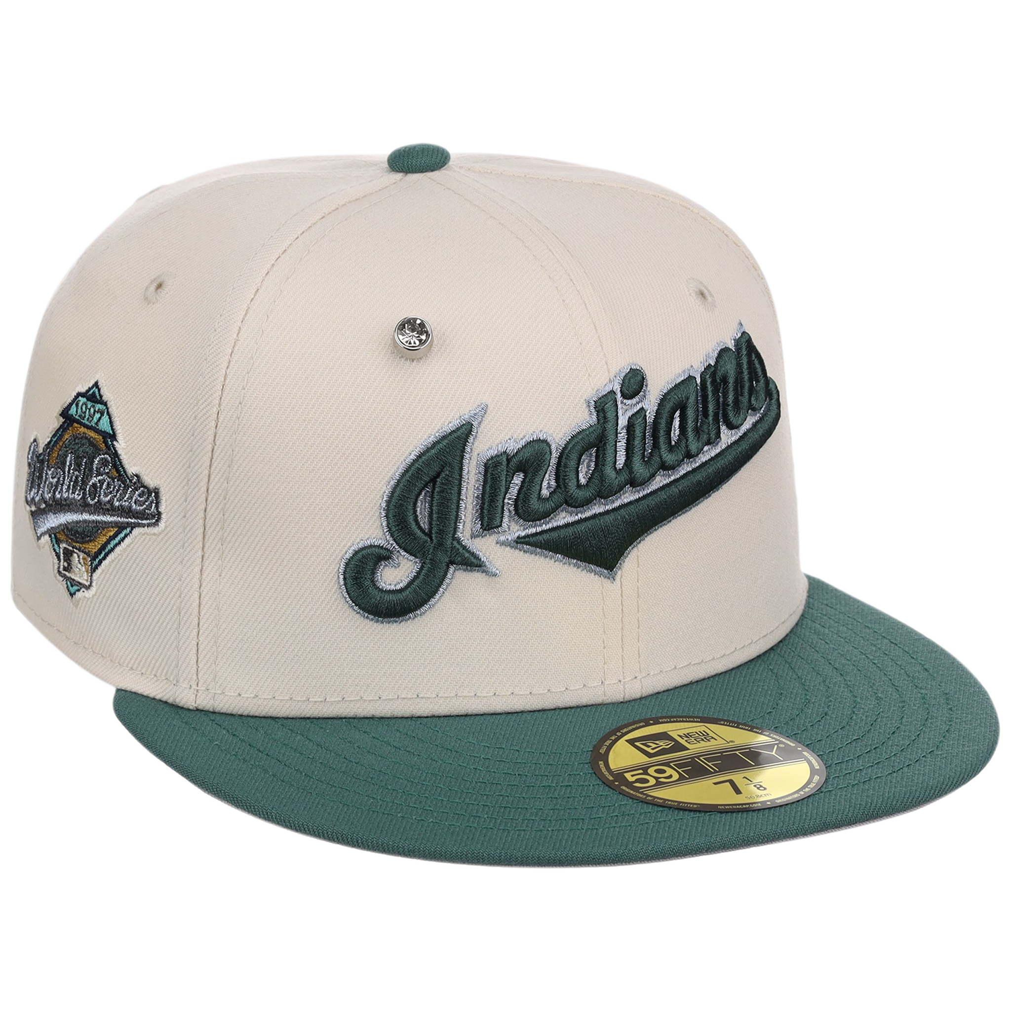 Cleveland Indians MLB Cream Lichen New Era 59FIFTY