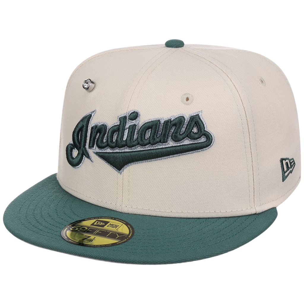 Cleveland Indians MLB Cream Lichen New Era 59FIFTY