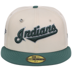 Cleveland Indians MLB Cream Lichen New Era 59FIFTY