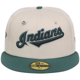 Cleveland Indians MLB Cream Lichen New Era 59FIFTY