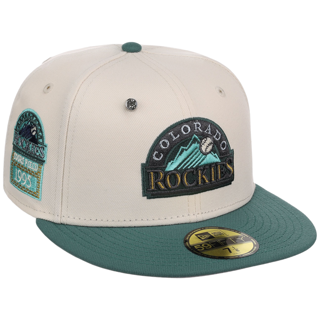 Colorado Rockies MLB Cream Lichen New Era 59FIFTY