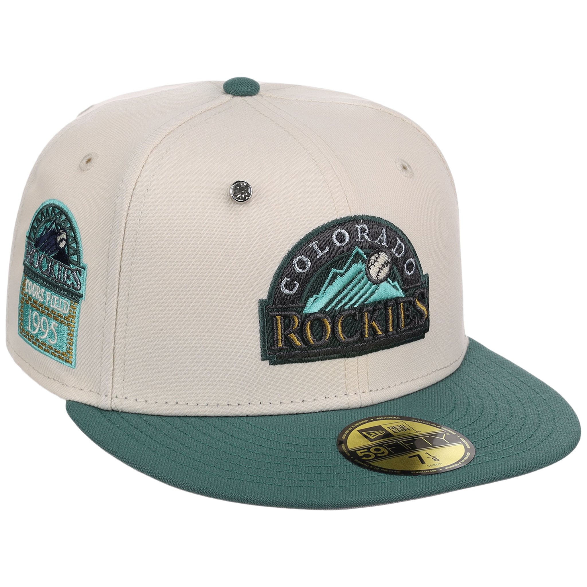 Colorado Rockies MLB Cream Lichen New Era 59FIFTY