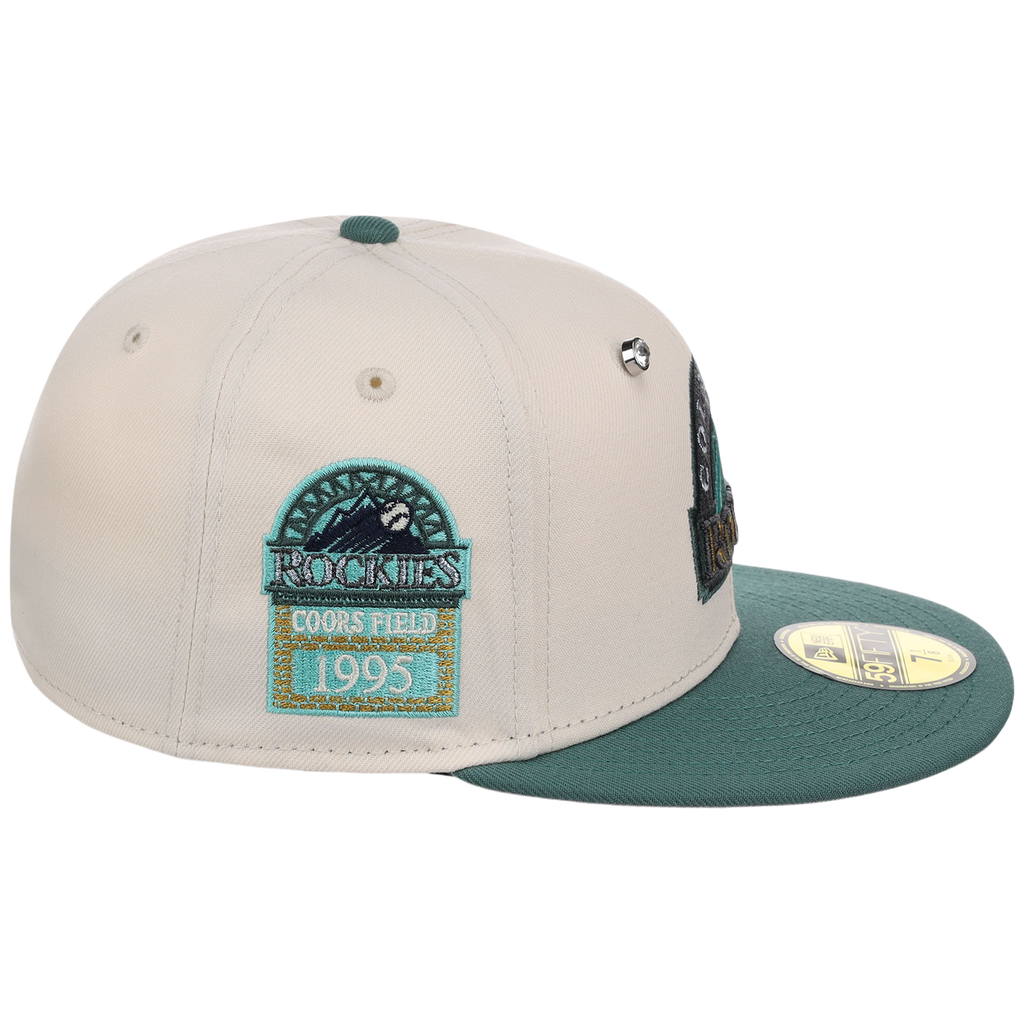 Colorado Rockies MLB Cream Lichen New Era 59FIFTY