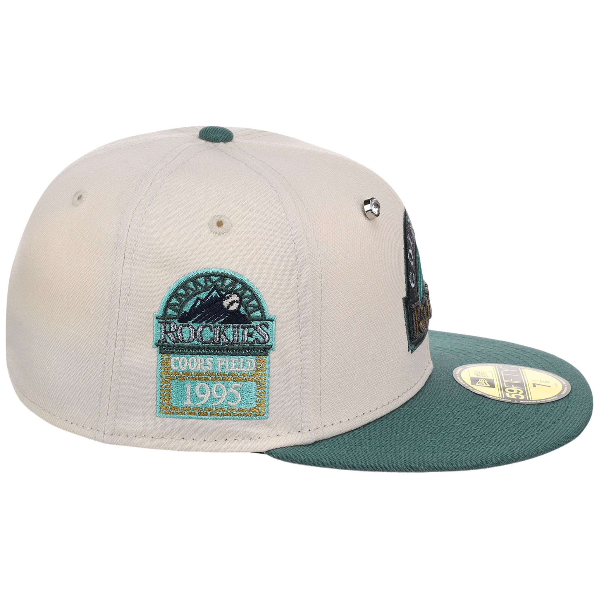 Colorado Rockies MLB Cream Lichen New Era 59FIFTY