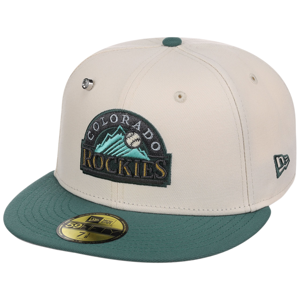 Colorado Rockies MLB Cream Lichen New Era 59FIFTY