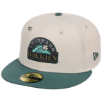 Colorado Rockies MLB Cream Lichen New Era 59FIFTY