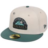 Colorado Rockies MLB Cream Lichen New Era 59FIFTY