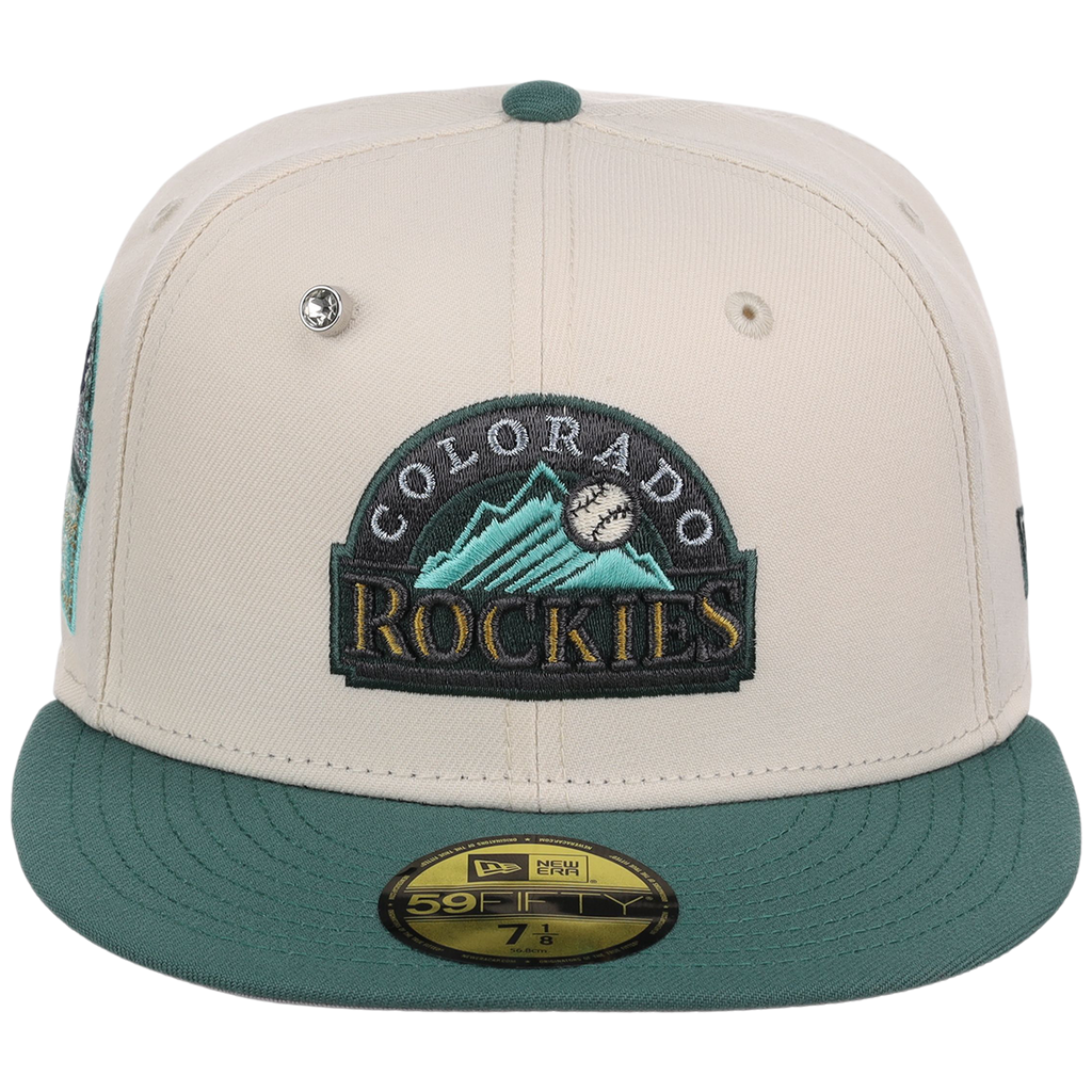 Colorado Rockies MLB Cream Lichen New Era 59FIFTY