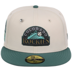 Colorado Rockies MLB Cream Lichen New Era 59FIFTY