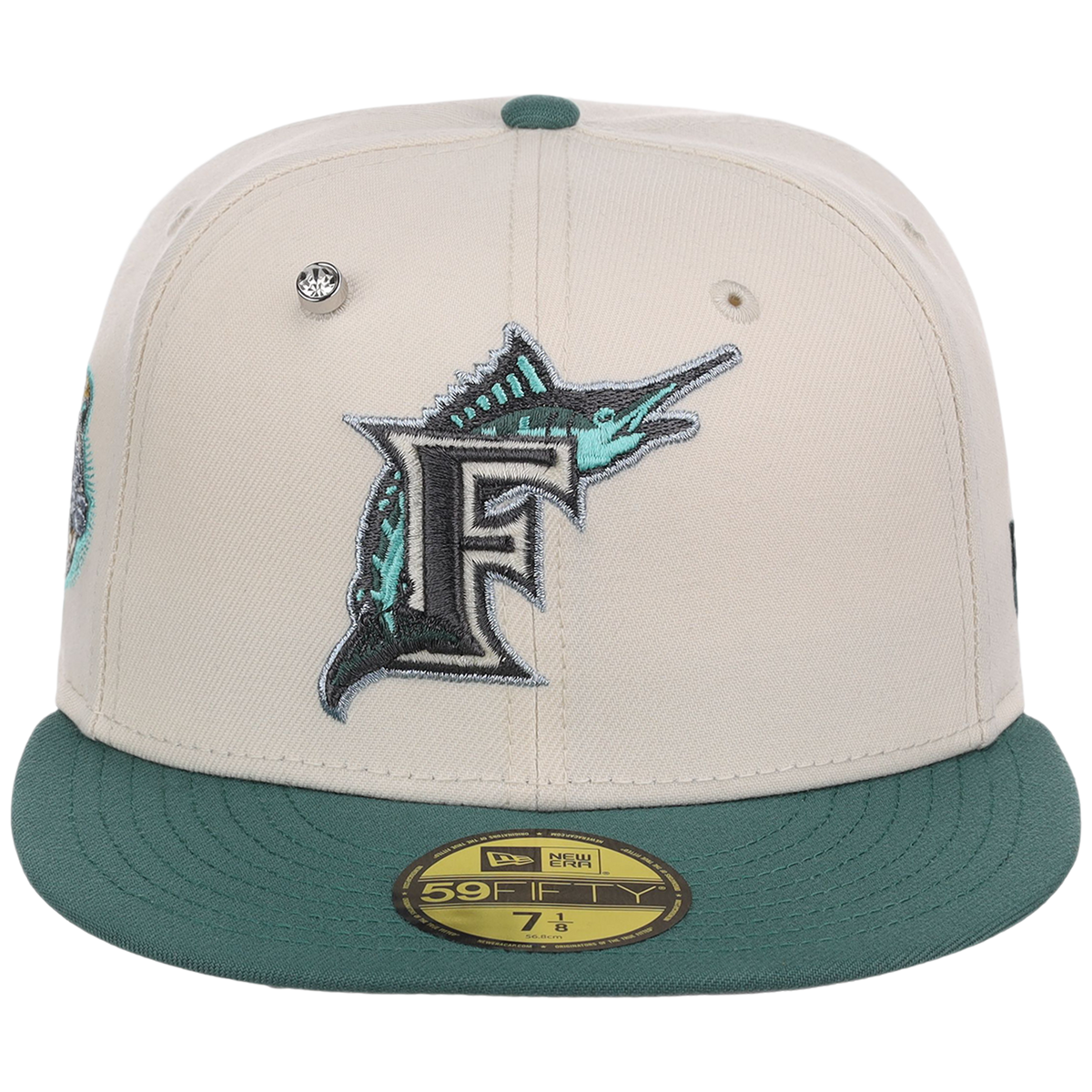 Florida Marlins MLB Cream Lichen New Era 59FIFTY