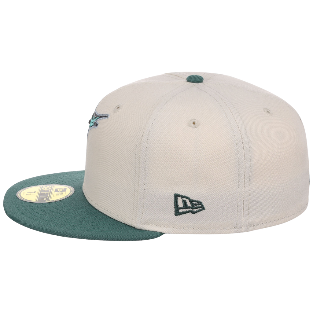 Florida Marlins MLB Cream Lichen New Era 59FIFTY
