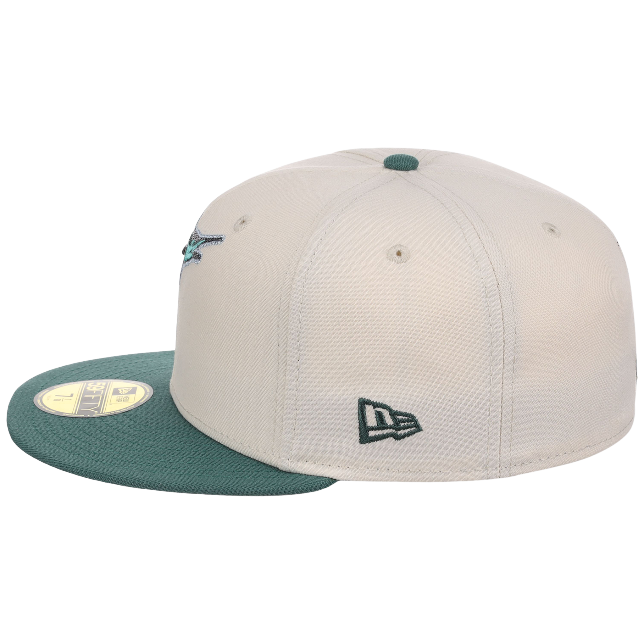 Florida Marlins MLB Cream Lichen New Era 59FIFTY