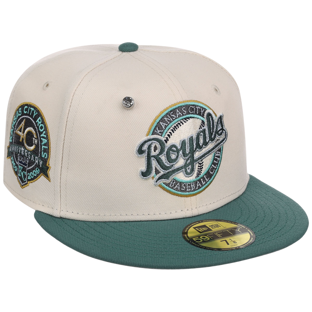 Kansas City Royals MLB Cream Lichen New Era 59FIFTY