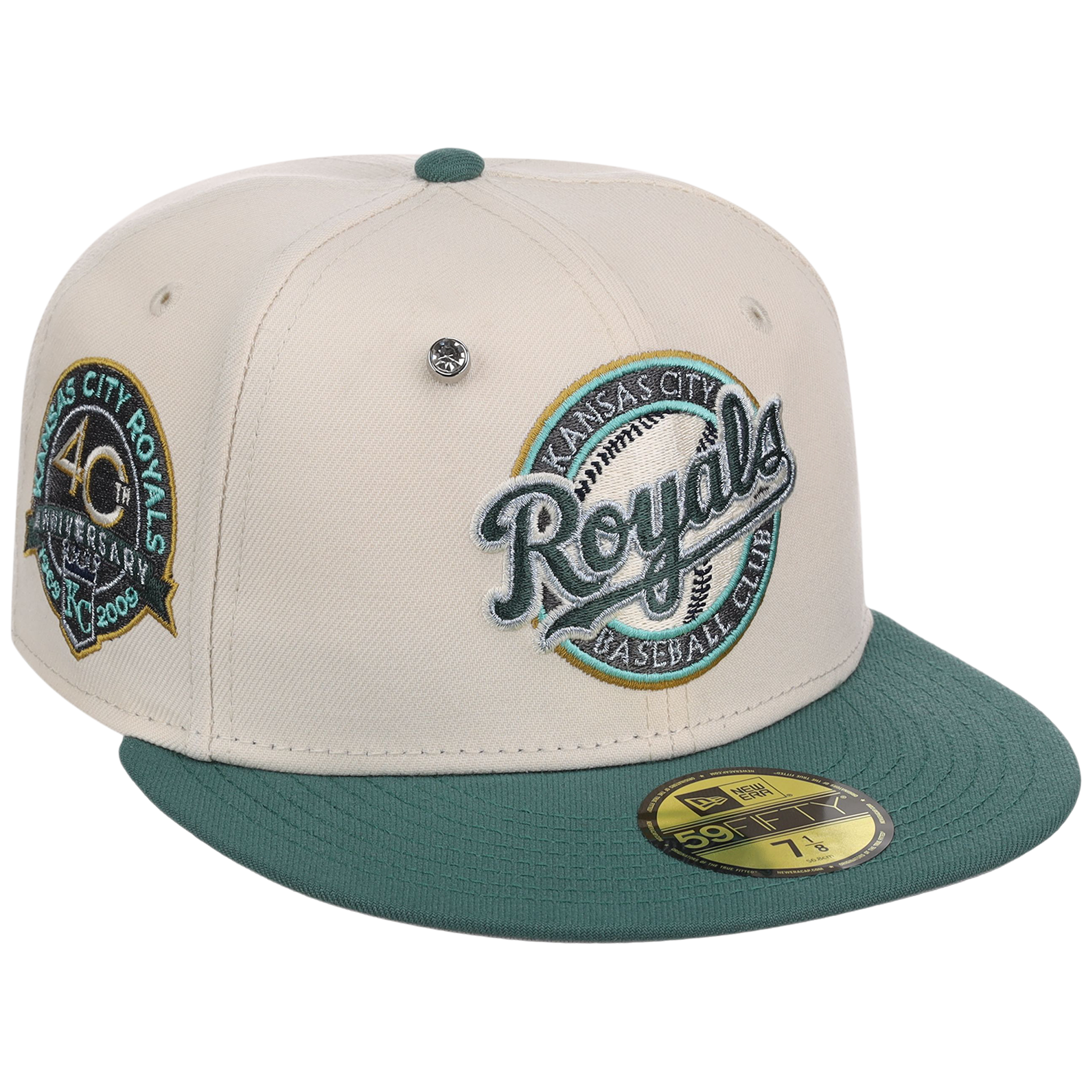 Kansas City Royals MLB Cream Lichen New Era 59FIFTY