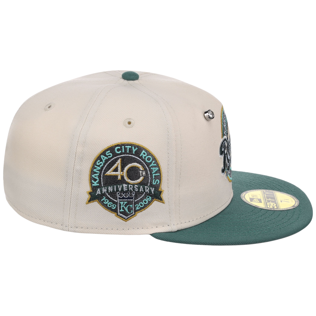 Kansas City Royals MLB Cream Lichen New Era 59FIFTY