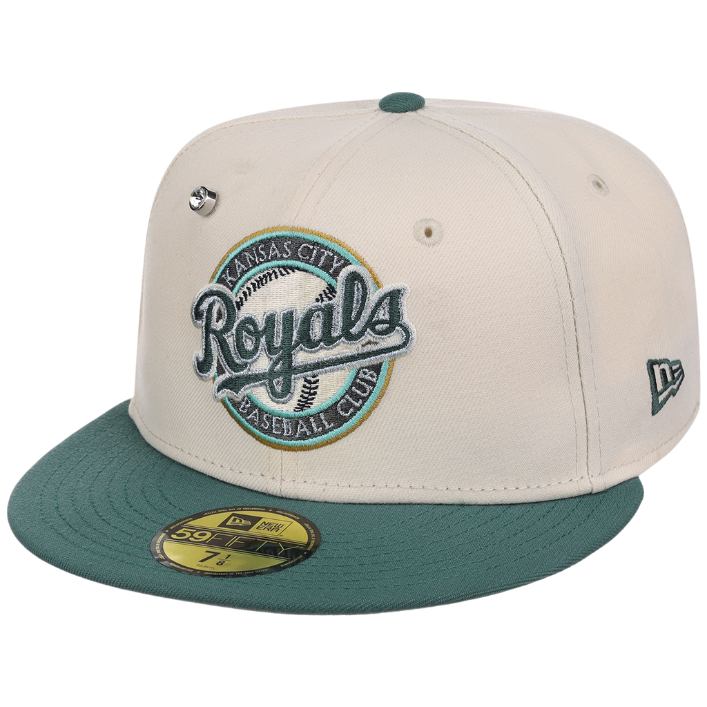 Kansas City Royals MLB Cream Lichen New Era 59FIFTY