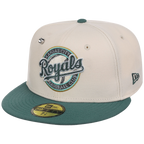 Kansas City Royals MLB Cream Lichen New Era 59FIFTY