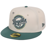Kansas City Royals MLB Cream Lichen New Era 59FIFTY