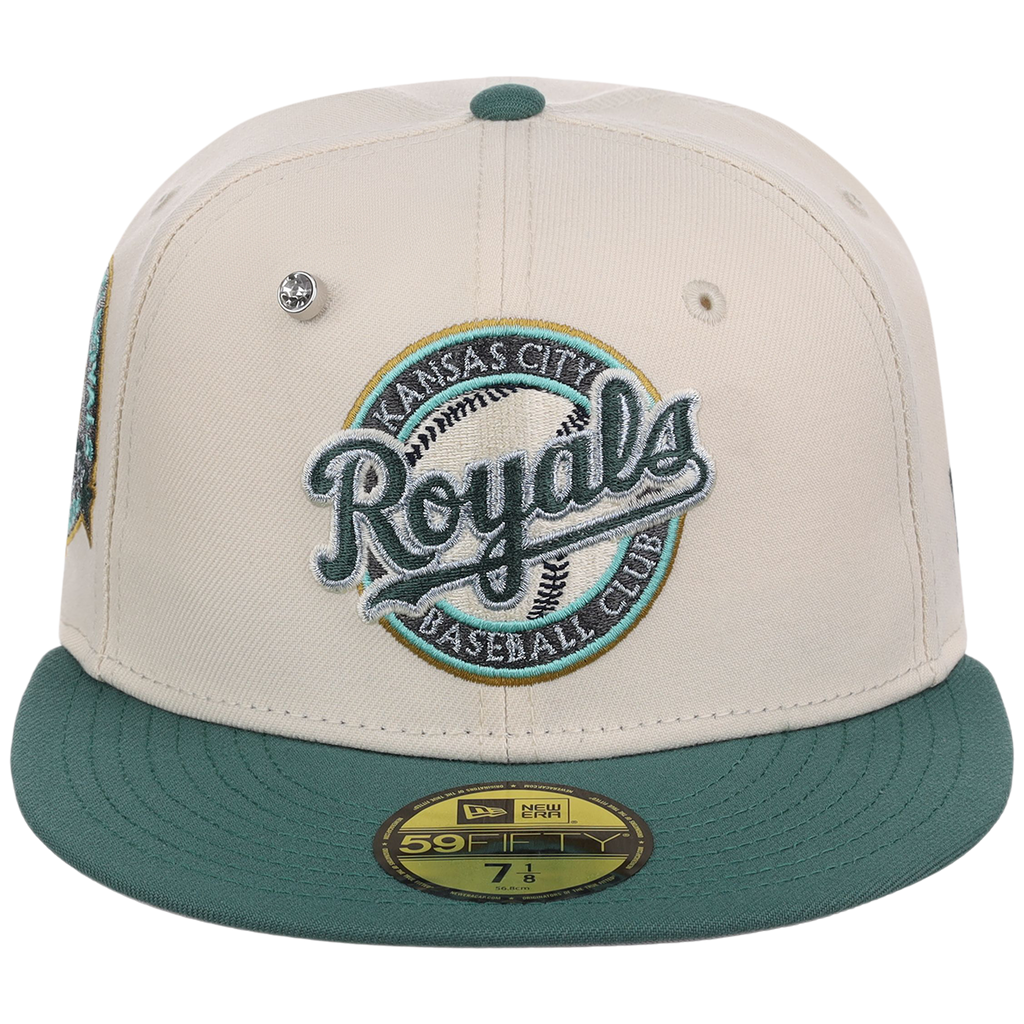 Kansas City Royals MLB Cream Lichen New Era 59FIFTY