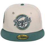 Kansas City Royals MLB Cream Lichen New Era 59FIFTY