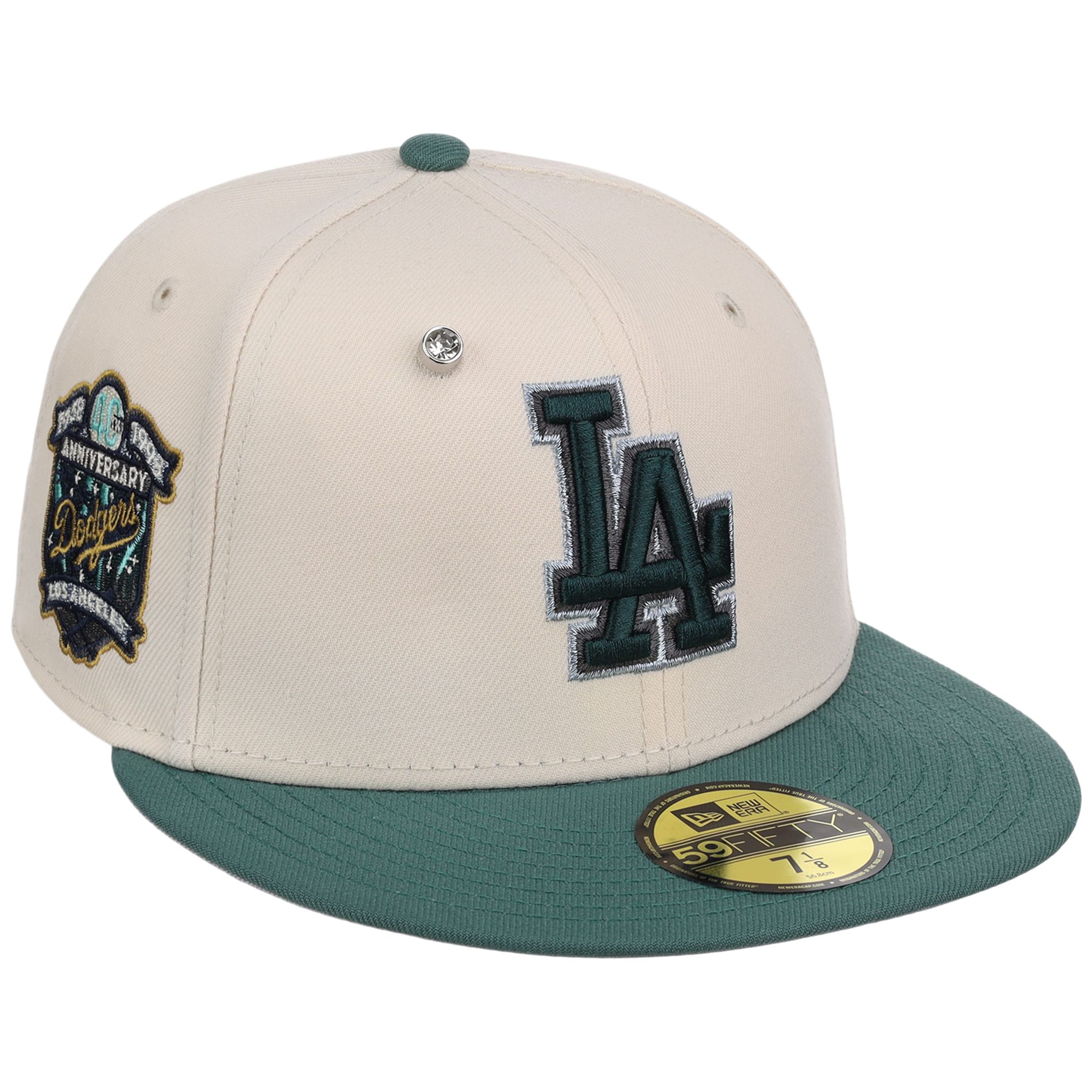 Los Angeles Dodgers MLB Cream Lichen New Era 59FIFTY