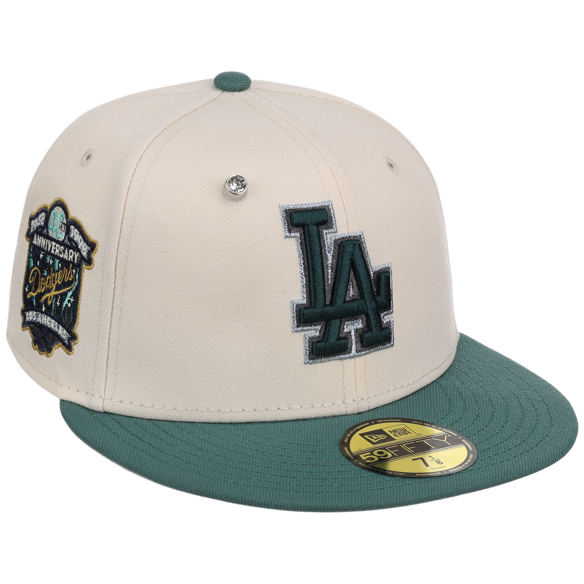 Los Angeles Dodgers MLB Cream Lichen New Era 59FIFTY